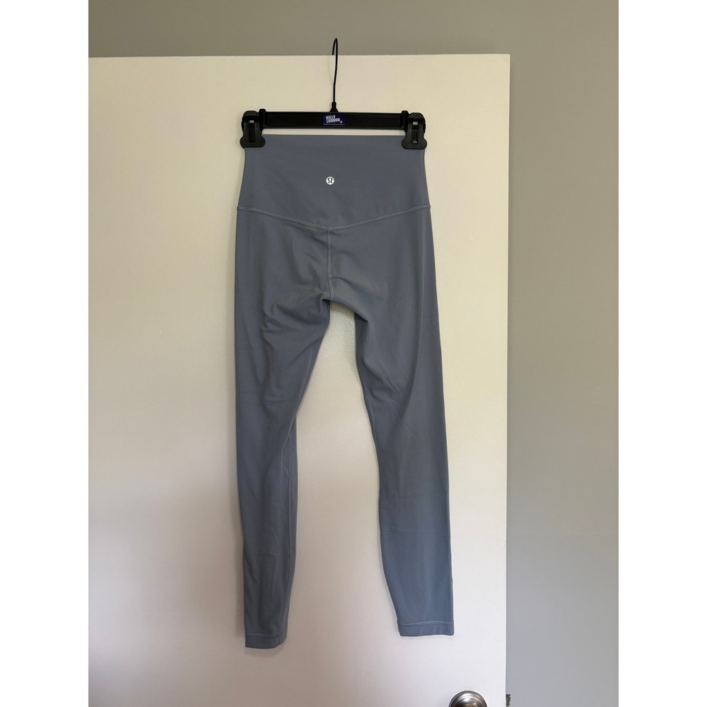 Lululemon Align Pant II 4 Blue Cast 25" High Rise Nulu Yoga Leggings LW5BEGS - Picture 3 of 7